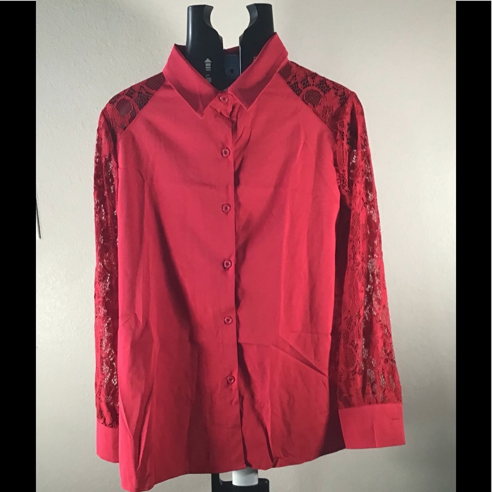 Soteer red blouse